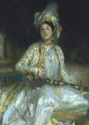 John Singer Sargent Sargent emphasized Almina Wertheimer exotic beauty in 1908 by dressing her en turquerie oil painting artist